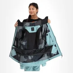 2117 Of Sweden, Nyhem Skijacke Damen Dark Mint Grün -Icepeak Geschaft 2117 of sweden nyhem aa jas gevoerd dames dark mint groen 222117x105v1 BI 06