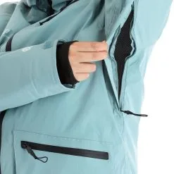 2117 Of Sweden, Nyhem Skijacke Damen Dark Mint Grün -Icepeak Geschaft 2117 of sweden nyhem aa jas gevoerd dames dark mint groen 222117x105v1 BI 08