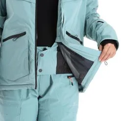 2117 Of Sweden, Nyhem Skijacke Damen Dark Mint Grün -Icepeak Geschaft 2117 of sweden nyhem aa jas gevoerd dames dark mint groen 222117x105v1 BI 11