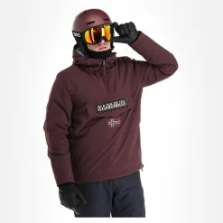 Napapijri, Rainforest Winter 3 (2022/2023) Winter Anorak Herren Burgundy Fudge Violett -Icepeak Geschaft 22napap111v9 bi 04