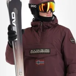 Napapijri, Rainforest Winter 3 (2022/2023) Winter Anorak Herren Burgundy Fudge Violett -Icepeak Geschaft 22napap111v9 bi 05