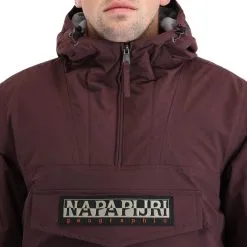 Napapijri, Rainforest Winter 3 (2022/2023) Winter Anorak Herren Burgundy Fudge Violett -Icepeak Geschaft 22napap111v9 bi 07