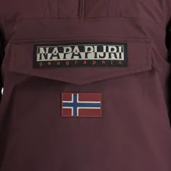 Napapijri, Rainforest Winter 3 (2022/2023) Winter Anorak Herren Burgundy Fudge Violett -Icepeak Geschaft 22napap111v9 bi 09
