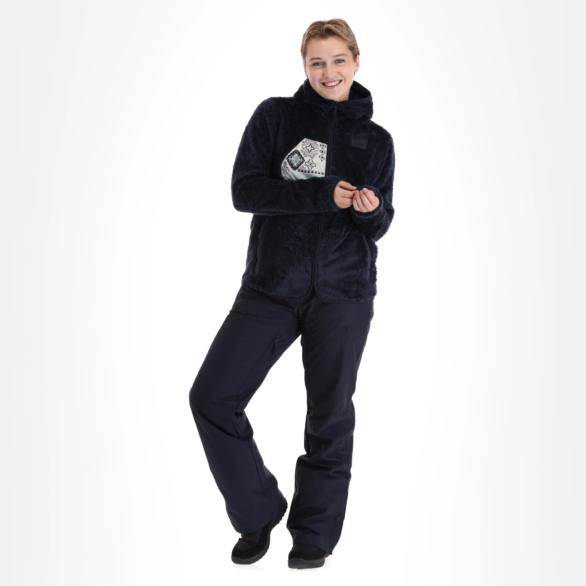 Picture, Izimo Fz Fleece Jacke Damen Dark Blau 3 Picture, Izimo Fz Fleece Jacke Damen Dark Blau