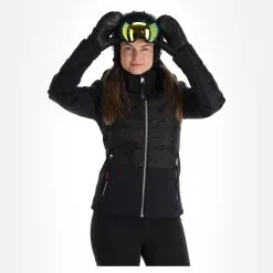 Rossignol, Twins Down Jc De Castelbajac Skijacke Damen Schwarz -Icepeak Geschaft 22rossi106v2 bi 04