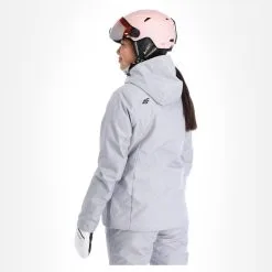 4F, Kudn001 Skijacke Damen Cold Light Melange Grau -Icepeak Geschaft 4f kudn001 aa jas gevoerd dames cold light melange grijs 224fxxx101v1 BI 03