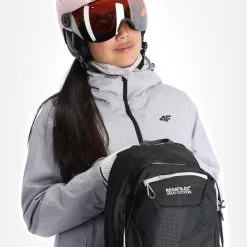 4F, Kudn001 Skijacke Damen Cold Light Melange Grau -Icepeak Geschaft 4f kudn001 aa jas gevoerd dames cold light melange grijs 224fxxx101v1 BI 05