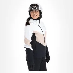 4F, Kudn008 Skijacke Damen Beige -Icepeak Geschaft 4f kudn008 aa jas gevoerd dames beige 224fxxx104v2 BI 02