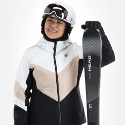4F, Kudn008 Skijacke Damen Beige -Icepeak Geschaft 4f kudn008 aa jas gevoerd dames beige 224fxxx104v2 BI 05