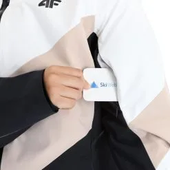 4F, Kudn008 Skijacke Damen Beige -Icepeak Geschaft 4f kudn008 aa jas gevoerd dames beige 224fxxx104v2 BI 07