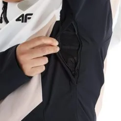 4F, Kudn008 Skijacke Damen Beige -Icepeak Geschaft 4f kudn008 aa jas gevoerd dames beige 224fxxx104v2 BI 12