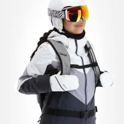 4F, Kudn008 Skijacke Damen Dark Grau -Icepeak Geschaft 4f kudn008 aa jas gevoerd dames dark grijs 224fxxx104v1 BI 05