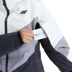 4F, Kudn008 Skijacke Damen Dark Grau -Icepeak Geschaft 4f kudn008 aa jas gevoerd dames dark grijs 224fxxx104v1 BI 07