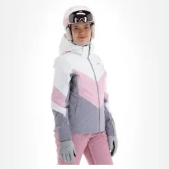 4F, Kudn008 Skijacke Damen Light Rosa -Icepeak Geschaft 4f kudn008 aa jas gevoerd dames light roze 224fxxx104v3 BI 04