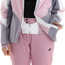 4F, Kudn008 Skijacke Damen Light Rosa -Icepeak Geschaft 4f kudn008 aa jas gevoerd dames light roze 224fxxx104v3 BI 08