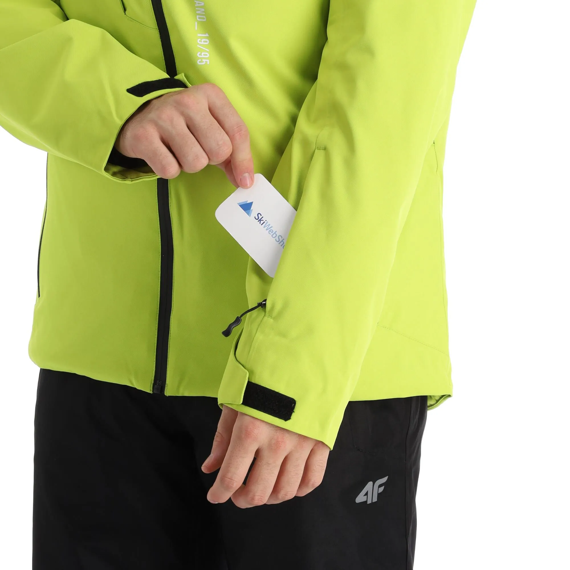 4F, Kumn003 Skijacke Herren Canary Grün 10 4F, Kumn003 Skijacke Herren Canary Grün – Bild 8