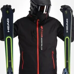 4F, Kumn003 Skijacke Herren Deep Schwarz -Icepeak Geschaft 4f kumn003 aa jas gevoerd heren deep zwart 224fxxx107v3 BI 05