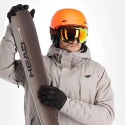4F, Kumn004 Skijacke Herren Warm Light Grau -Icepeak Geschaft 4f kumn004 aa jas gevoerd heren warm light grijs 224fxxx108v1 BI 05