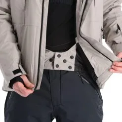 4F, Kumn004 Skijacke Herren Warm Light Grau -Icepeak Geschaft 4f kumn004 aa jas gevoerd heren warm light grijs 224fxxx108v1 BI 08