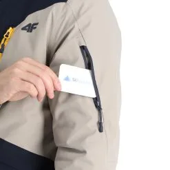 4F, Kumn008 Skijacke Herren Dark Blau -Icepeak Geschaft 4f kumn008 aa jas gevoerd heren dark blauw 224fxxx109v2 BI 08