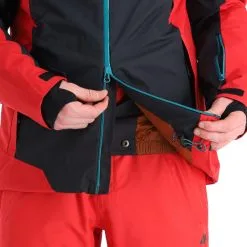 4F, Kumn010 Skijacke Herren Dark Rot -Icepeak Geschaft 4f kumn010 aa jas gevoerd heren dark rood 224fxxx110v1 BI 09