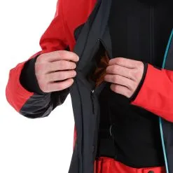 4F, Kumn010 Skijacke Herren Dark Rot -Icepeak Geschaft 4f kumn010 aa jas gevoerd heren dark rood 224fxxx110v1 BI 11