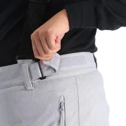 4F, Spdn001 Skihose Damen Cold Light Melange Grau -Icepeak Geschaft 4f spdn001 ba skibroek gevoerd dames cold light melange grijs 224fxxx112v2 BI 07