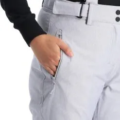 4F, Spdn001 Skihose Damen Cold Light Melange Grau -Icepeak Geschaft 4f spdn001 ba skibroek gevoerd dames cold light melange grijs 224fxxx112v2 BI 09