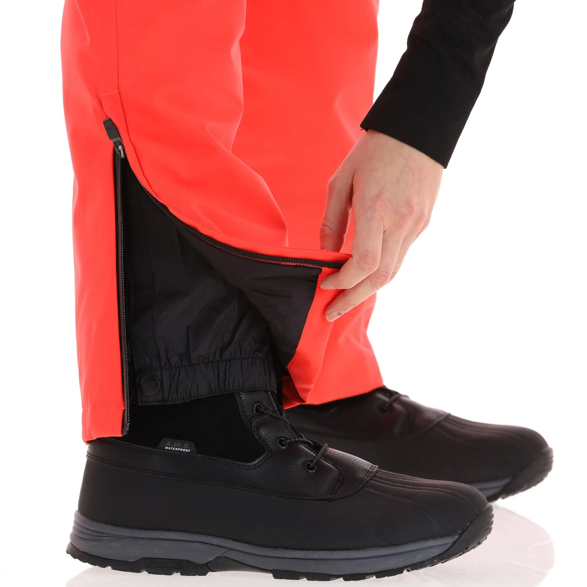 4F, Spdn006 Skihose Damen Neon Rot 8 4F, Spdn006 Skihose Damen Neon Rot – Bild 6