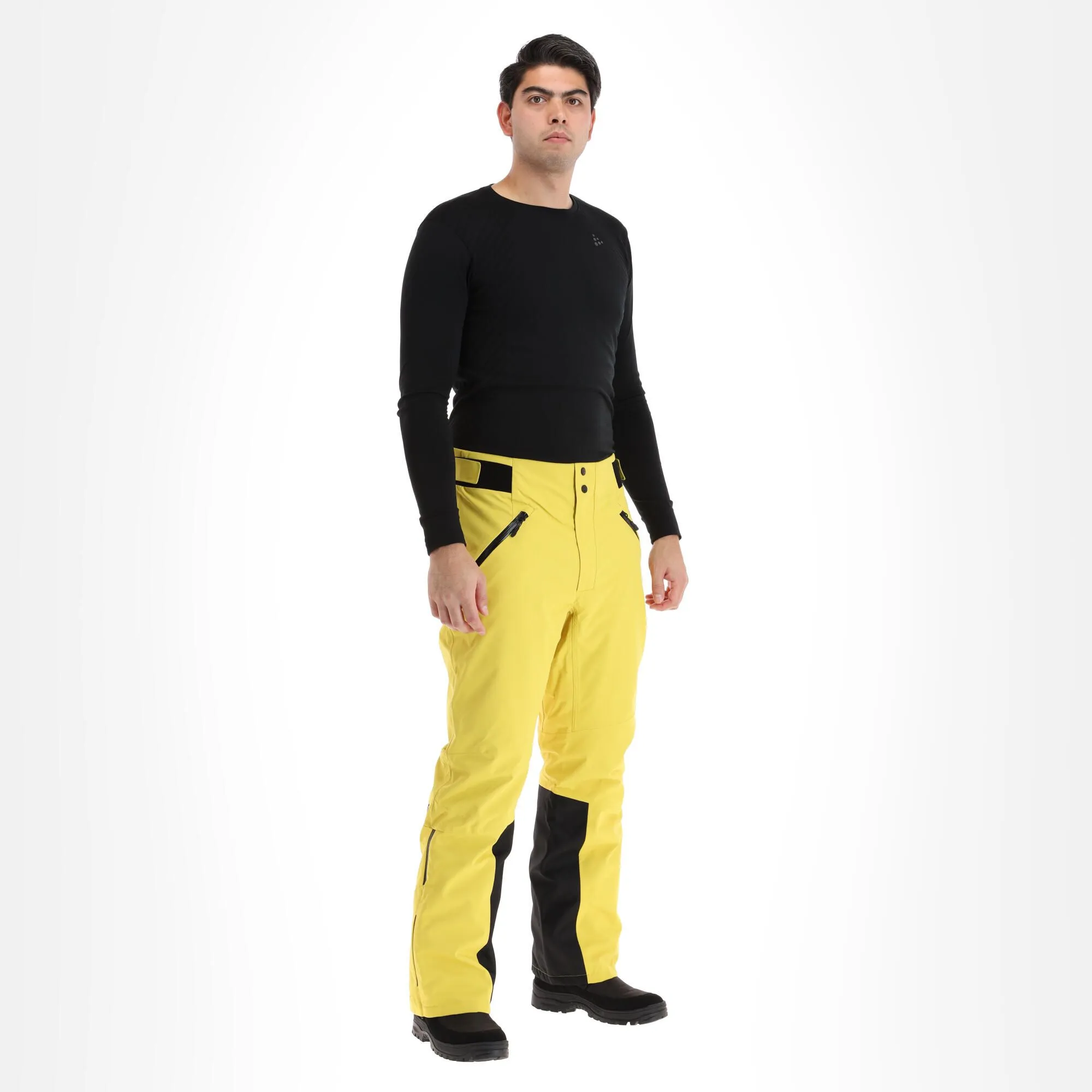 4F, Spmn006 Skihose Herren Lemon Gelb 3 4F, Spmn006 Skihose Herren Lemon Gelb