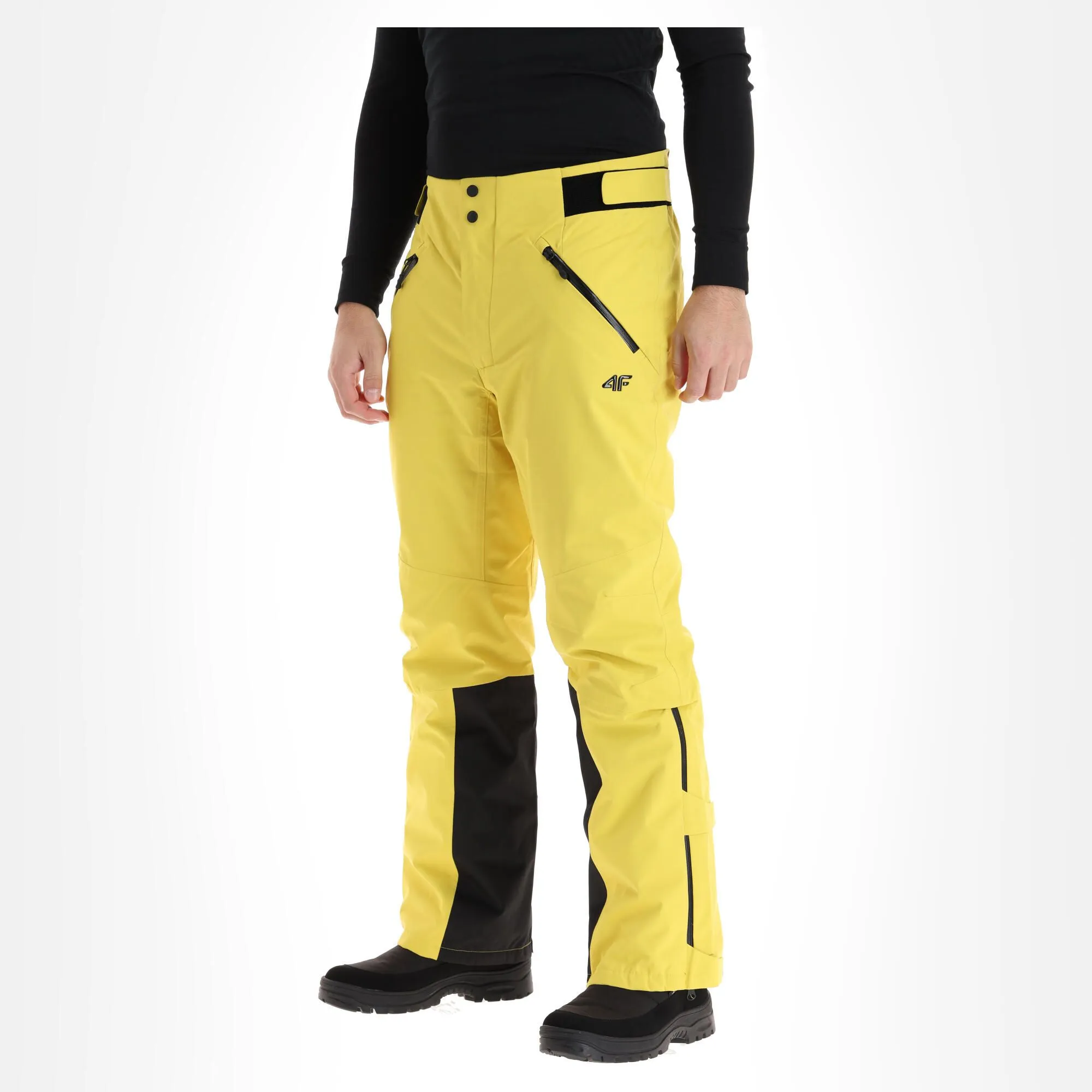 4F, Spmn006 Skihose Herren Lemon Gelb 4 4F, Spmn006 Skihose Herren Lemon Gelb – Bild 2
