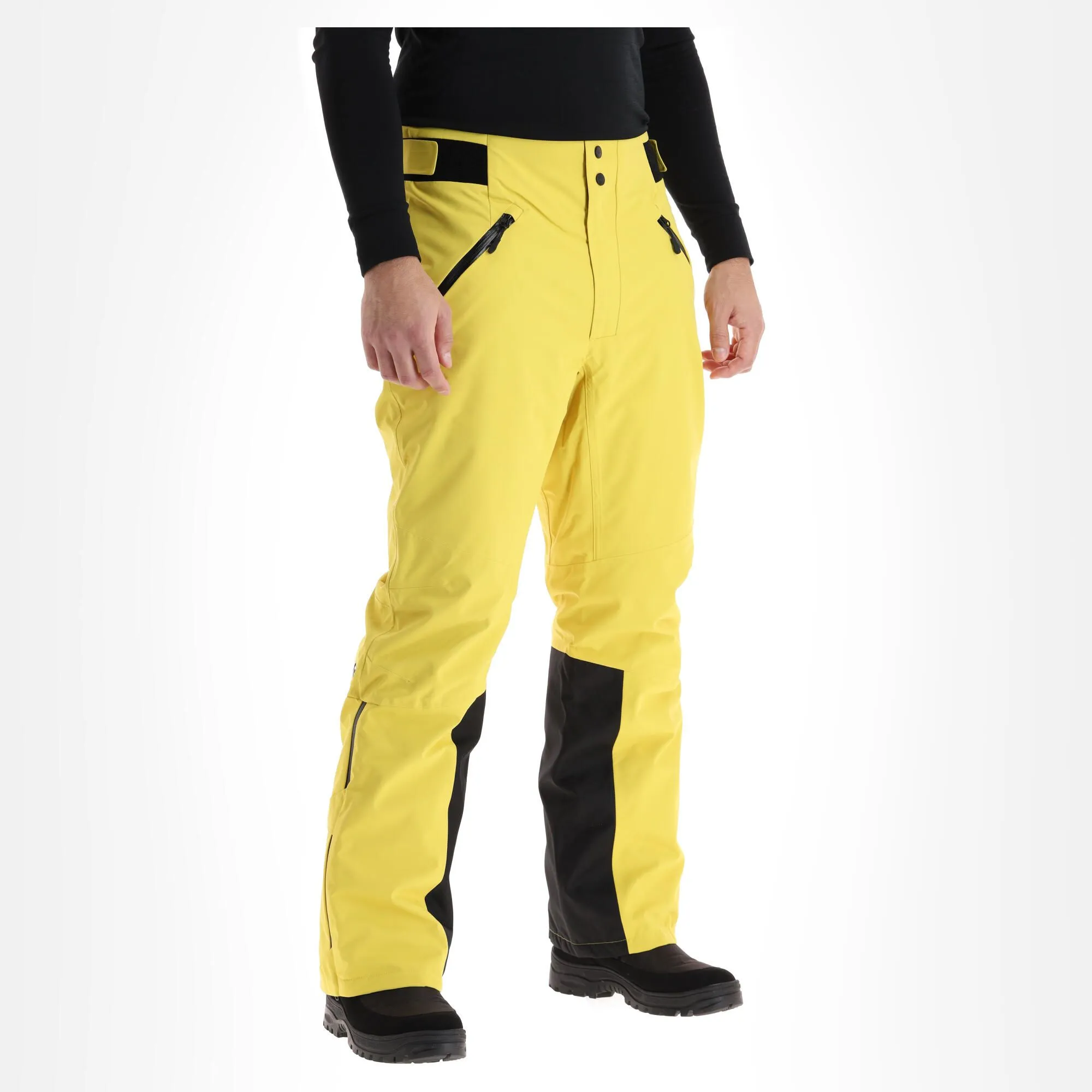 4F, Spmn006 Skihose Herren Lemon Gelb 6 4F, Spmn006 Skihose Herren Lemon Gelb – Bild 4