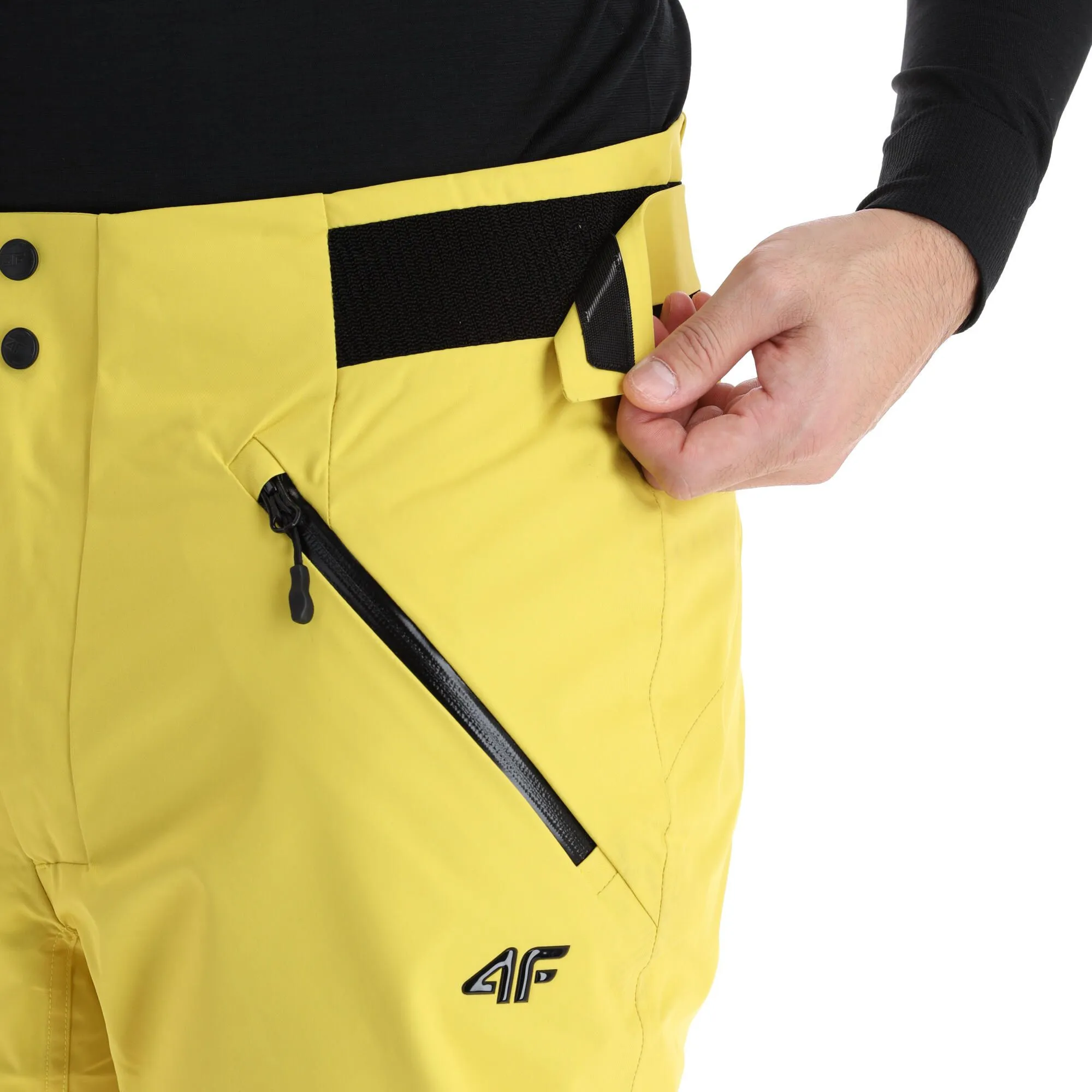 4F, Spmn006 Skihose Herren Lemon Gelb 8 4F, Spmn006 Skihose Herren Lemon Gelb – Bild 6