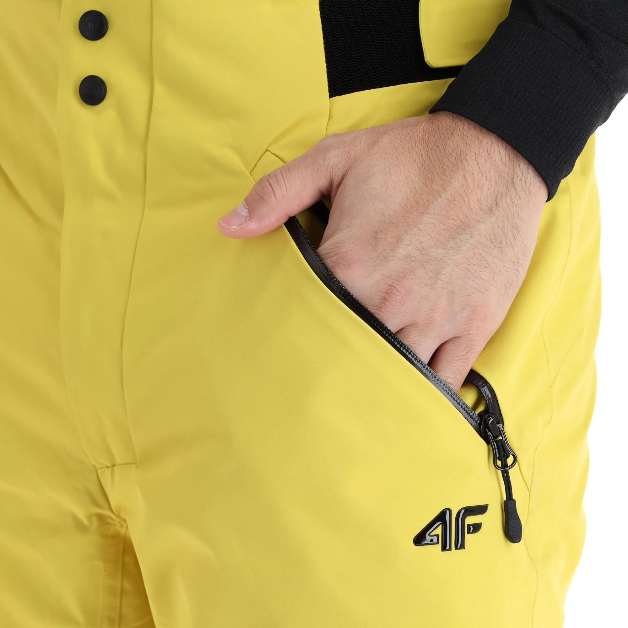 4F, Spmn006 Skihose Herren Lemon Gelb 9 4F, Spmn006 Skihose Herren Lemon Gelb – Bild 7