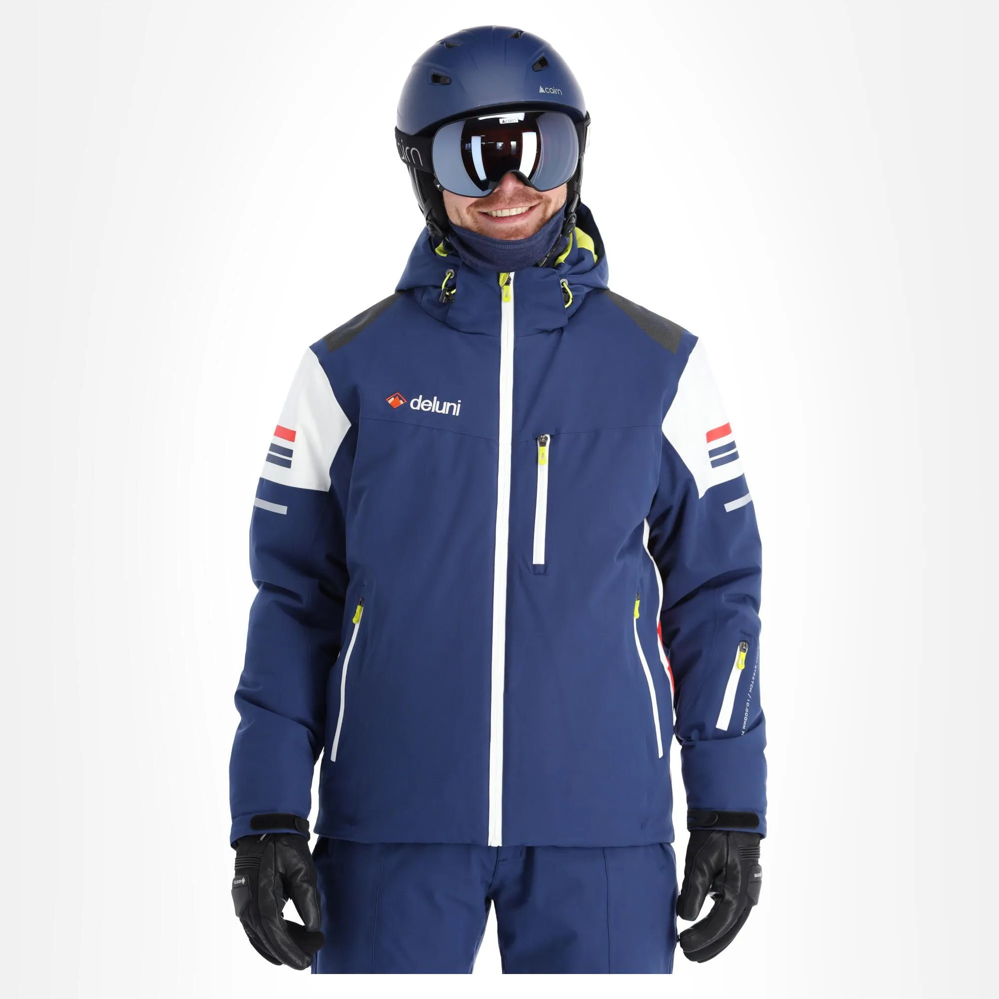 Deluni, Challenger 3 Skijacke Herren Blau 4 Deluni, Challenger 3 Skijacke Herren Blau – Bild 2