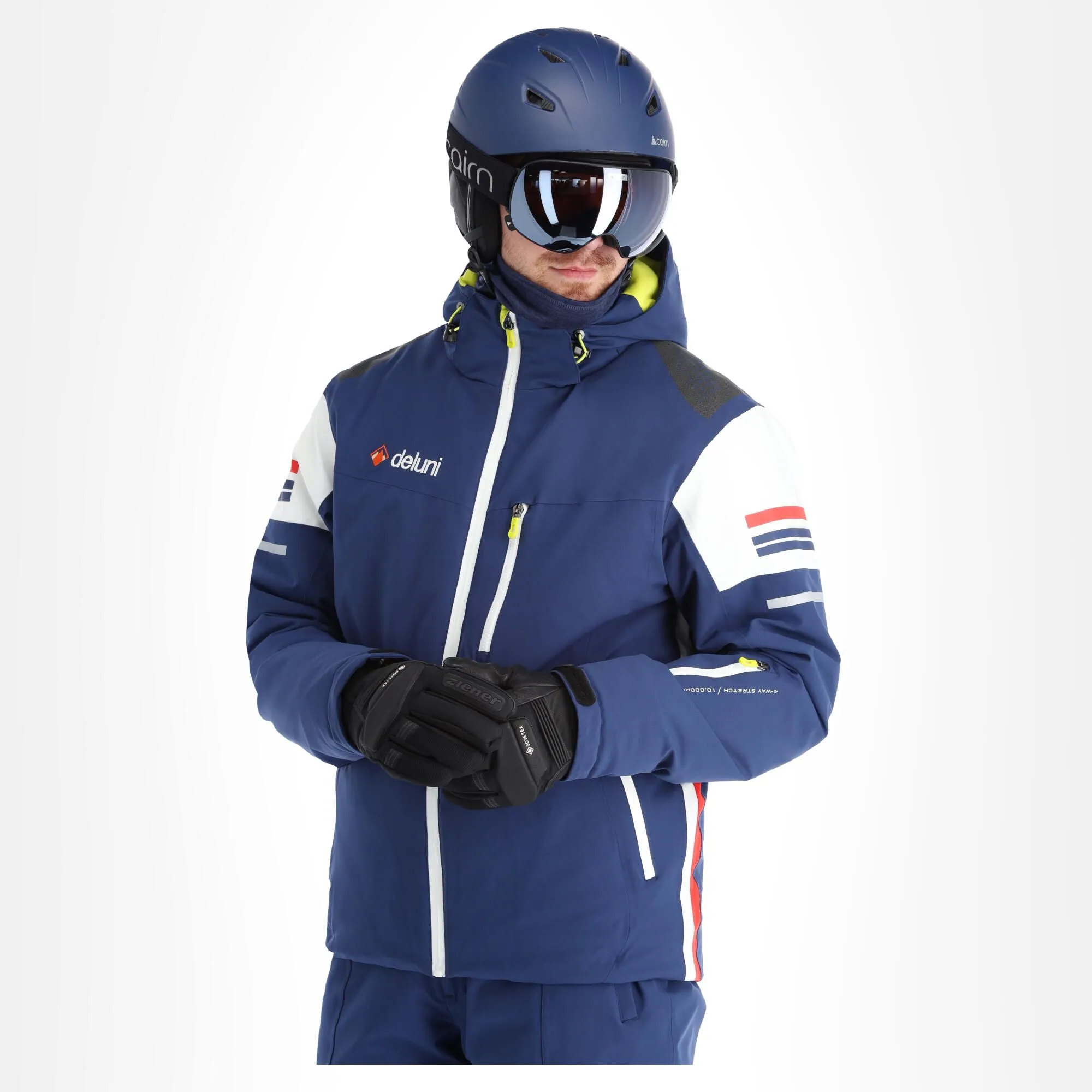 Deluni, Challenger 3 Skijacke Herren Blau 6 Deluni, Challenger 3 Skijacke Herren Blau – Bild 4