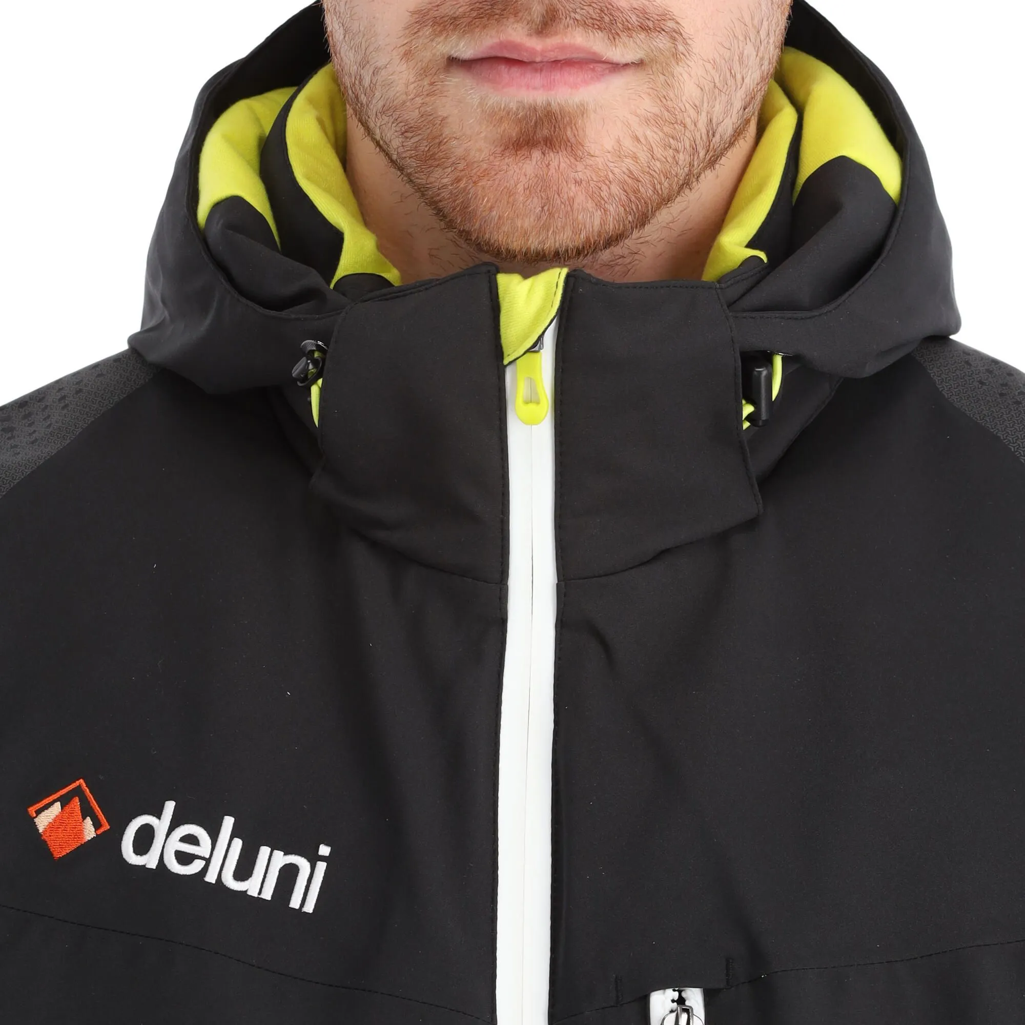 Deluni, Challenger 3 Skijacke Herren Rot/schwarz 9 Deluni, Challenger 3 Skijacke Herren Rot/schwarz – Bild 7