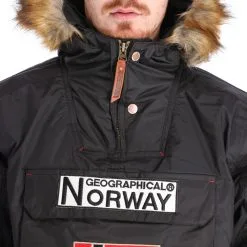 Geographical Norway, Barman Men 068 Bs2 Winter Anorak Herren Schwarz -Icepeak Geschaft aa19geow10a bi 06
