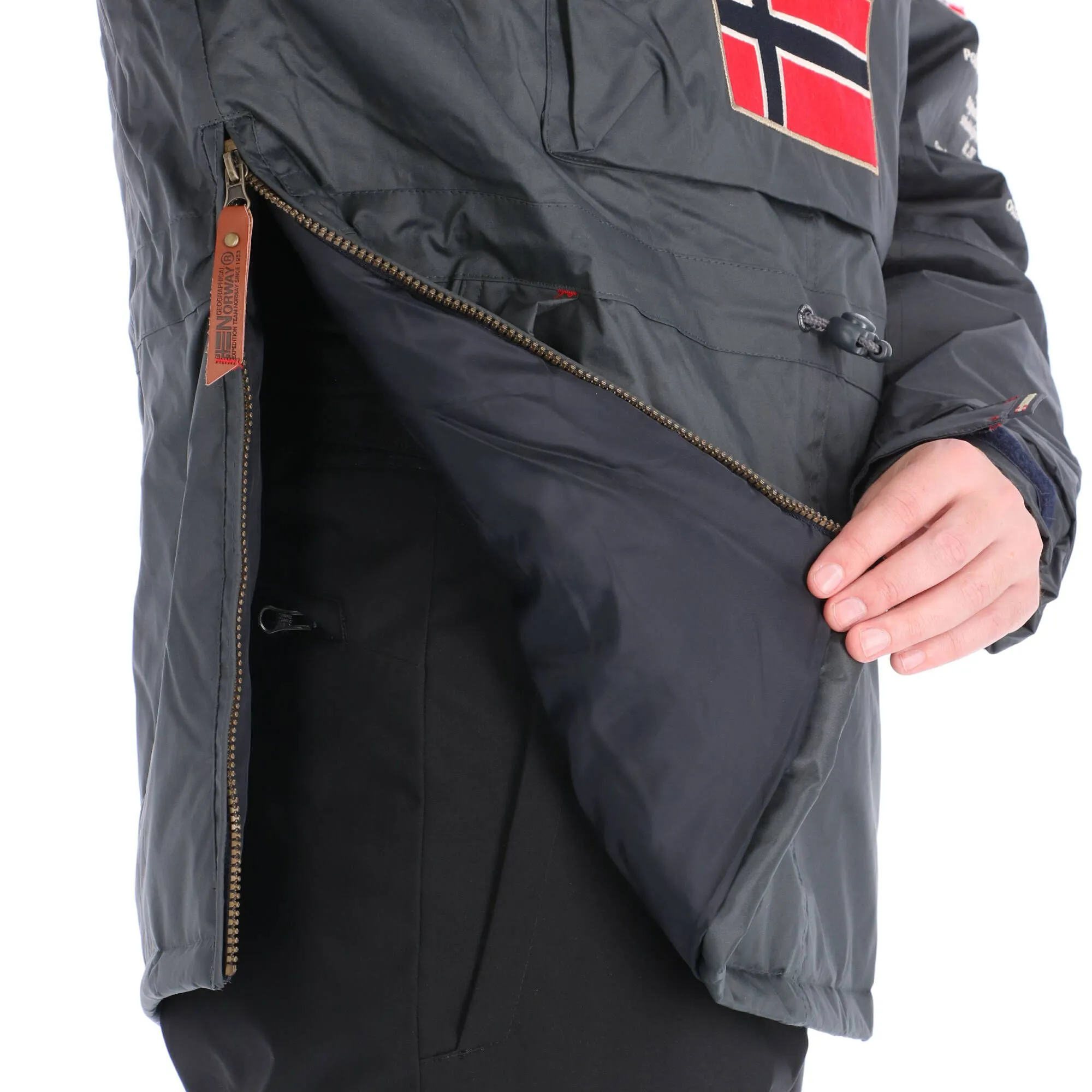 Geographical Norway, Barman Men 068 Bs2 Winter Anorak Herren Dark Grau 7 Geographical Norway, Barman Men 068 Bs2 Winter Anorak Herren Dark Grau – Bild 5