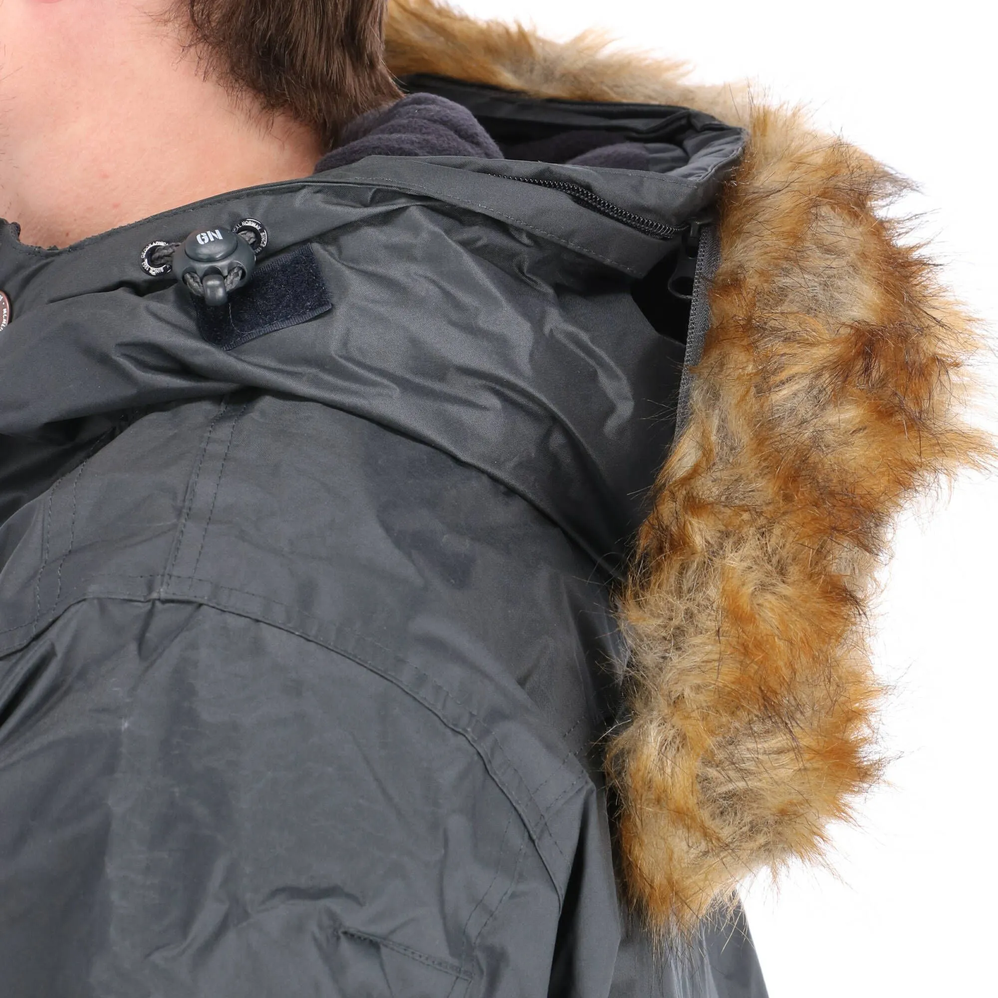 Geographical Norway, Barman Men 068 Bs2 Winter Anorak Herren Dark Grau 11 Geographical Norway, Barman Men 068 Bs2 Winter Anorak Herren Dark Grau – Bild 9