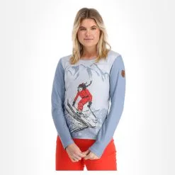 Icepeak Geschaft -Icepeak Geschaft almgwand schnaitstadlalm gb t shirt dames light blauw 22almgw108v1 BI 02