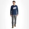 Almgwand, Seegatterlalm T-Shirt Herren Denim Blau -Icepeak Geschaft almgwand seegatterlalm gb t shirt heren denim blauw 22almgw110v1 BI 01