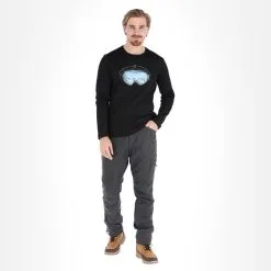 Almgwand, Silbertalalm T-Shirt Herren Schwarz