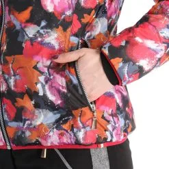 Almgwand, Weihnachtsegg Daunenjacke Damen Berry Schwarz -Icepeak Geschaft almgwand weihnachtsegg aa jas gevoerd dames berry zwart 22almgw116v2 BI 011