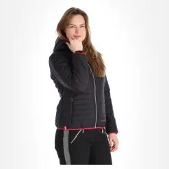 Almgwand, Weihnachtsegg Daunenjacke Damen Berry Schwarz -Icepeak Geschaft almgwand weihnachtsegg aa jas gevoerd dames berry zwart 22almgw116v2 BI 04