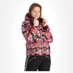 Almgwand, Weihnachtsegg Daunenjacke Damen Berry Schwarz -Icepeak Geschaft almgwand weihnachtsegg aa jas gevoerd dames berry zwart 22almgw116v2 BI 05