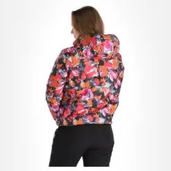 Almgwand, Weihnachtsegg Daunenjacke Damen Berry Schwarz -Icepeak Geschaft almgwand weihnachtsegg aa jas gevoerd dames berry zwart 22almgw116v2 BI 06