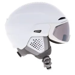 Alpina, Alto Q Lite Skihelm Mit Visier Unisex Matt Weiß -Icepeak Geschaft alpina alto q lite oa vizierhelmen unisex matt wit 22alpin109v2 BI 05