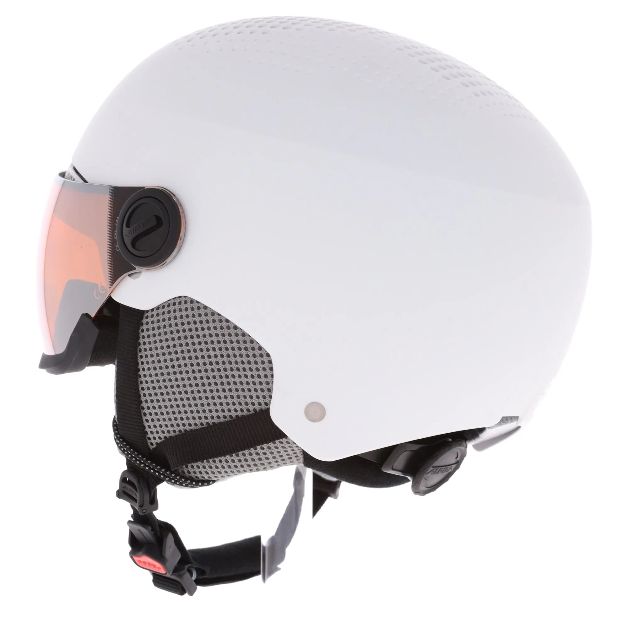 Alpina, Arber Visor Q Lite Skihelm Mit Visier Unisex Matt Weiß 4 Alpina, Arber Visor Q Lite Skihelm Mit Visier Unisex Matt Weiß – Bild 2