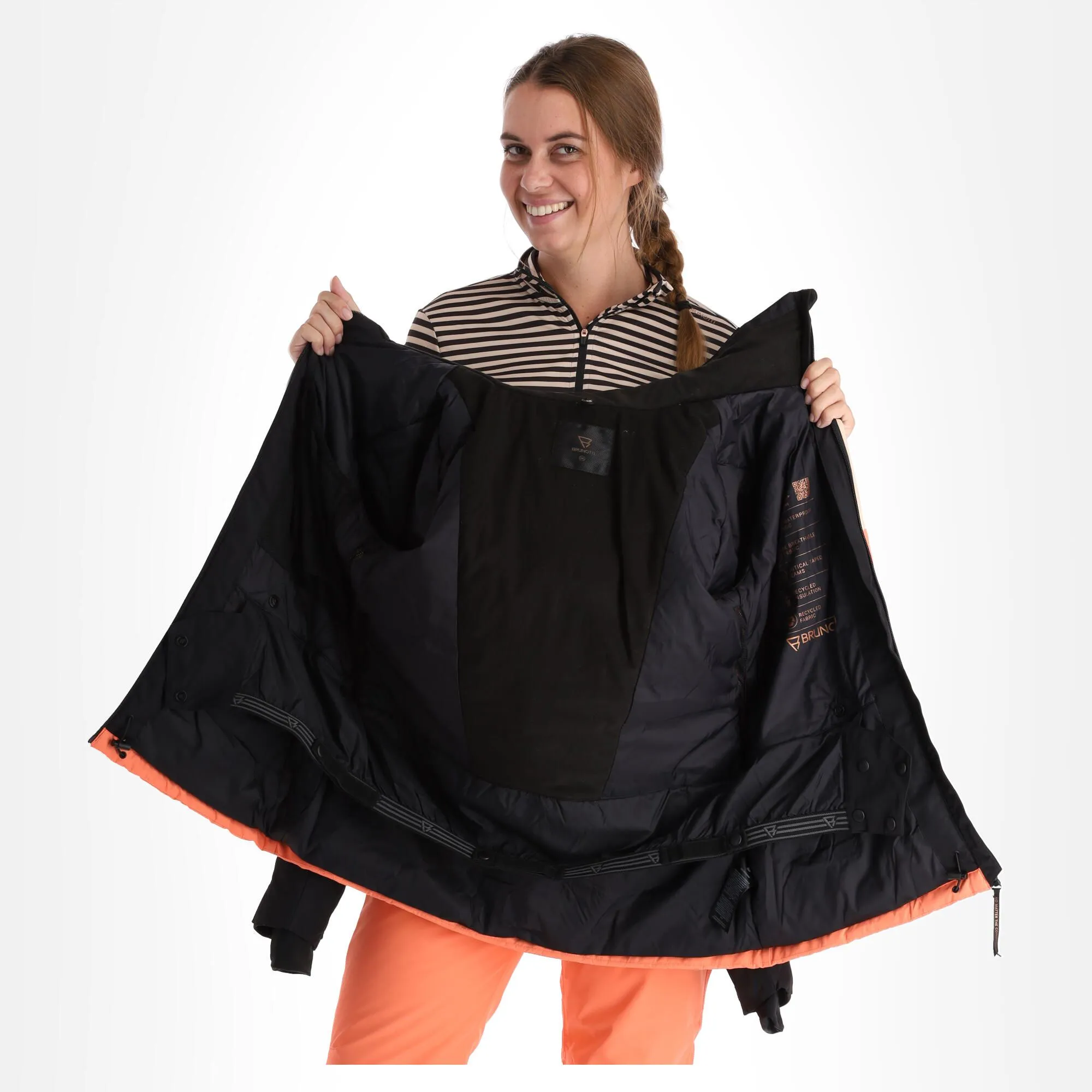 Brunotti, Northstar Skijacke Damen Blush Rosa 8 Brunotti, Northstar Skijacke Damen Blush Rosa – Bild 6